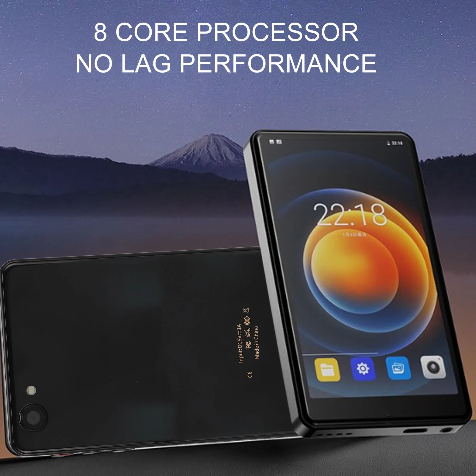 MP4 MP3-плеер 2500 мАч Поддержка 128 ГБ Цифровой Mp4-плеер 5,2-дюймовый беспроводной Bluetooth Fidelity для Bluetooth-динамика