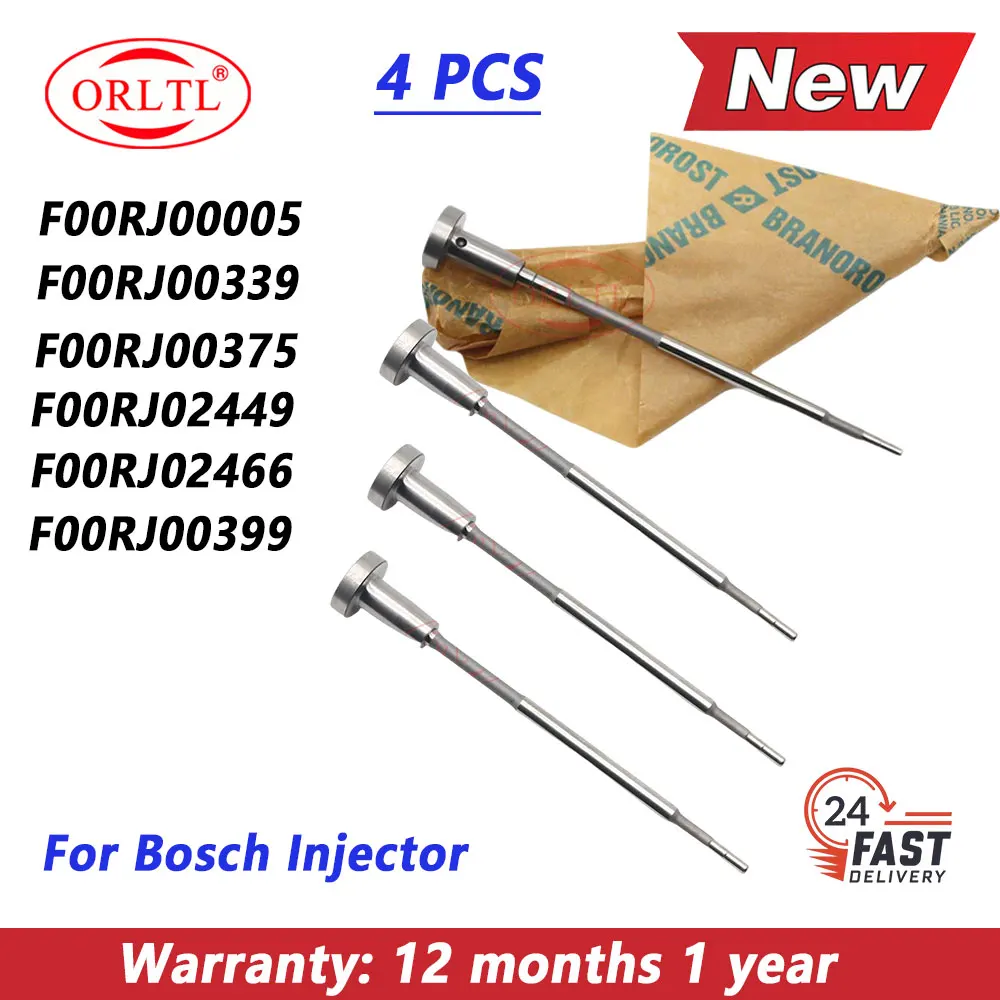 4PCS New F00RJ00005 F00RJ00339 F00RJ00375 F00RJ02449 F00RJ02466 F00RJ00399 Fuel Injector Control Valve For BOSCH