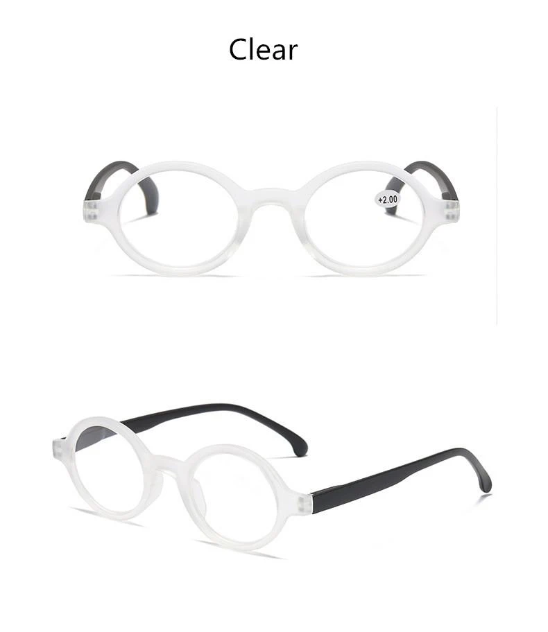 Sighttoo Vintage-Lesebrille mit rundem Rahmen für Damen, leichte Brille für Herren, Dioptrien +1+1,5+2+2,5 – Detail 12
