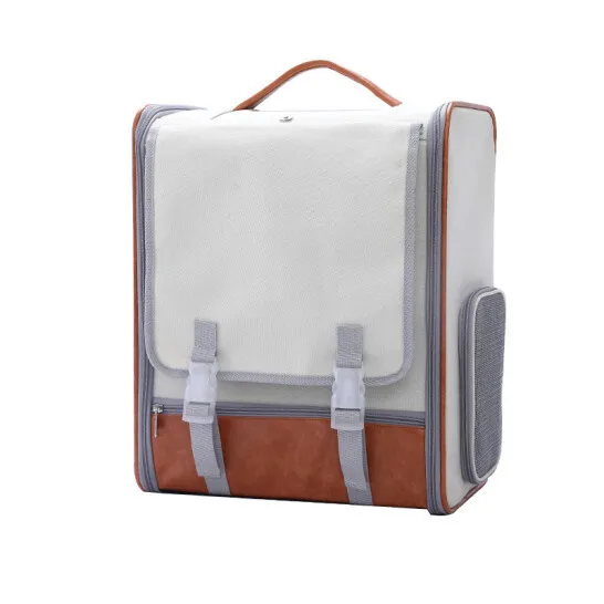 

Cat Bag Large Capacity Breathable Shoulder Portable Cat Backpack Going Out Portable Lightweight Travel Bag