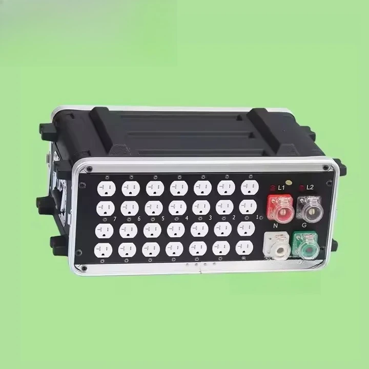 

US Stage Power Box 200A Camlock Input Supply 28*Edison Output Socket Power Distribution Box