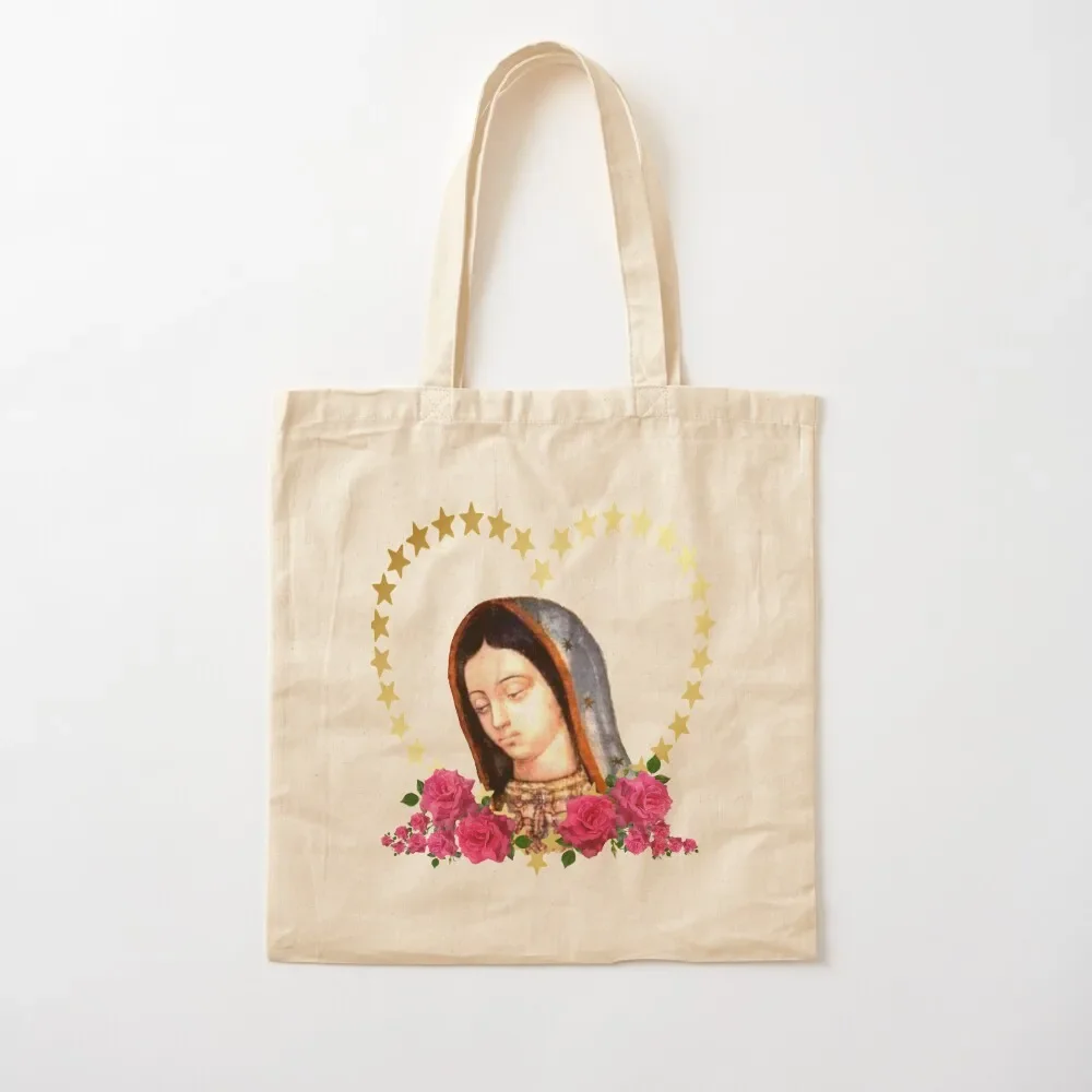 

Our Lady of Guadalupe Mexican Virgin Mary Mexico Tilma 2020 Tote Bag shopper bags for women Portable shopping bag Tote Bag