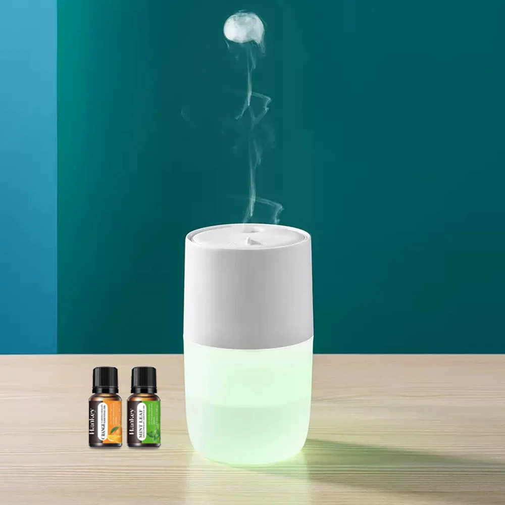 

300ml Aromatherapy Diffuser with Soothing LED Night Light, Humidifier & 2 Oils Perfect for Stress Relief & Better Sleep