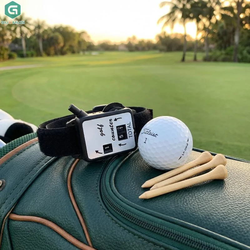 Golf Score Keeper With Wristband Watch Shaped Score Mechanical Counter Number Counter Manual Score Keeper Watch For Golf Sport