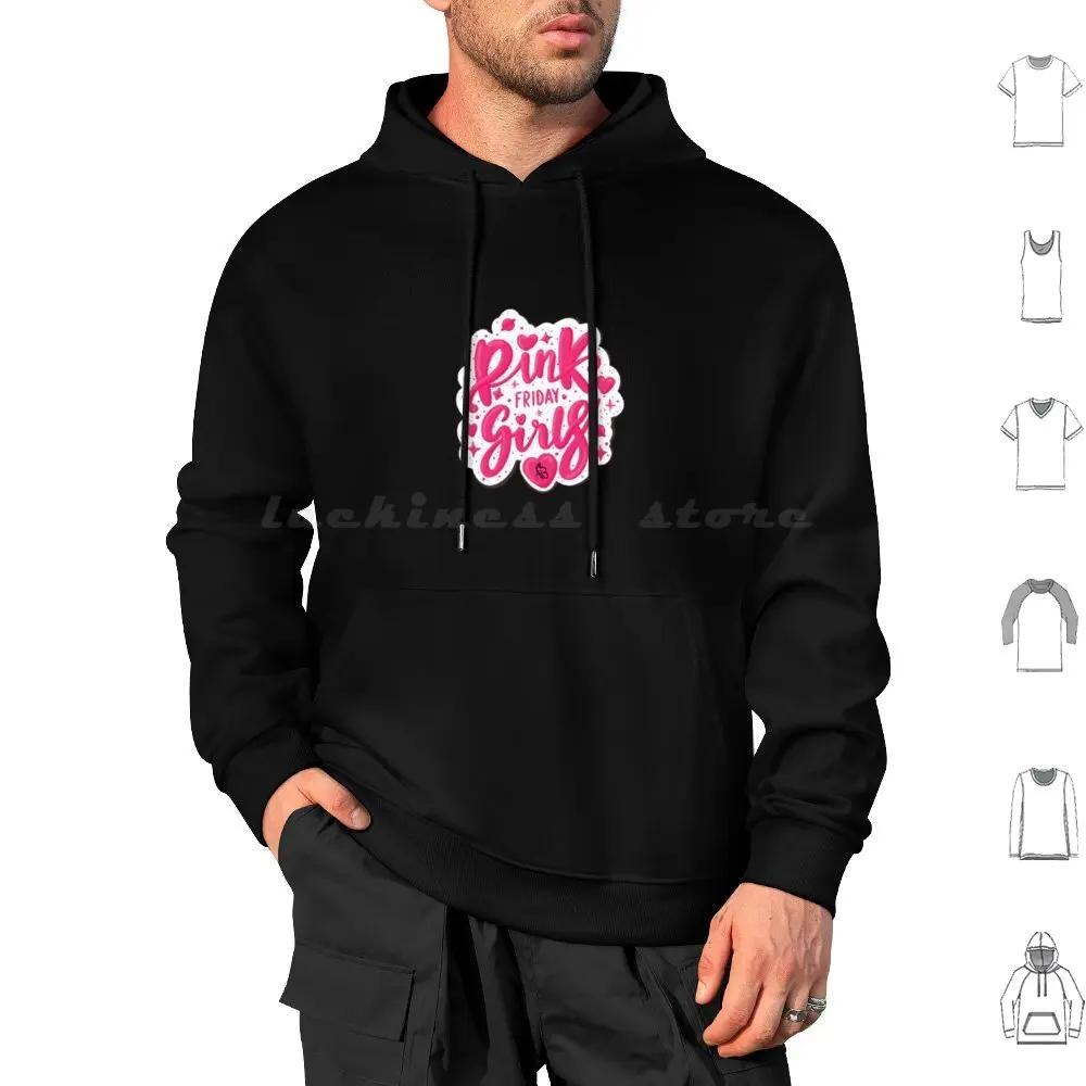 Pink Friday Girls Hoodie cotton Long Sleeve Pink Friday 2 Pink Friday Calligraphy Cute Space Nicki Minaj