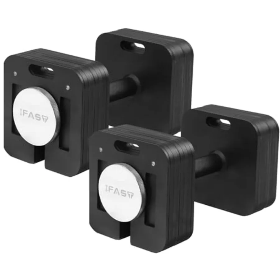 

Набор регулируемых гантелей 9 в 1, 80 фунтов, квадратные гантели с быстрой фиксацией, регулируемые свободные веса, оборудование для спортзала, домашние гантели