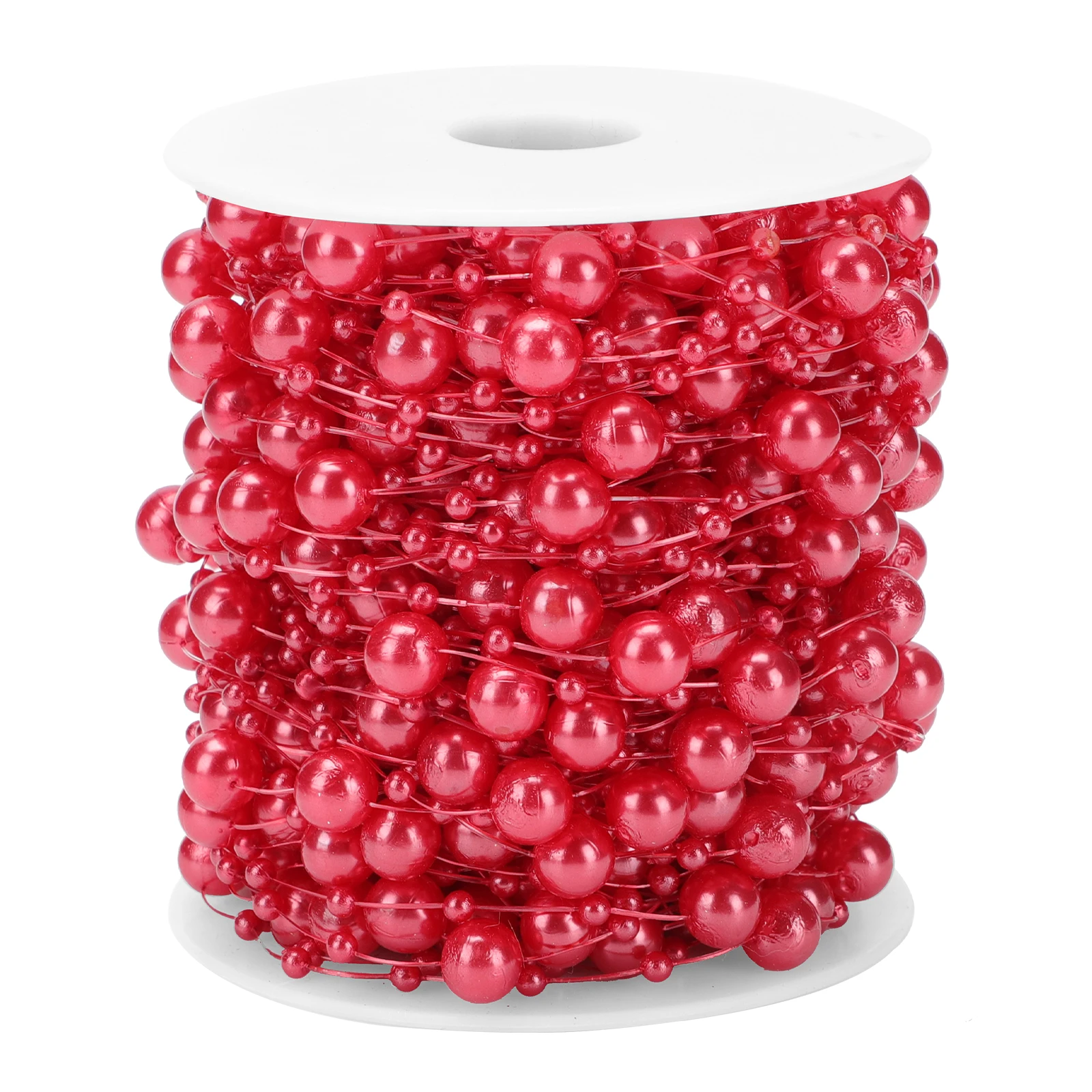 

Christmas 3mm Beads Chain Pendant Plastic Decorative for Xmas Tree DIY Craft Holiday Diy Beads Prop nament