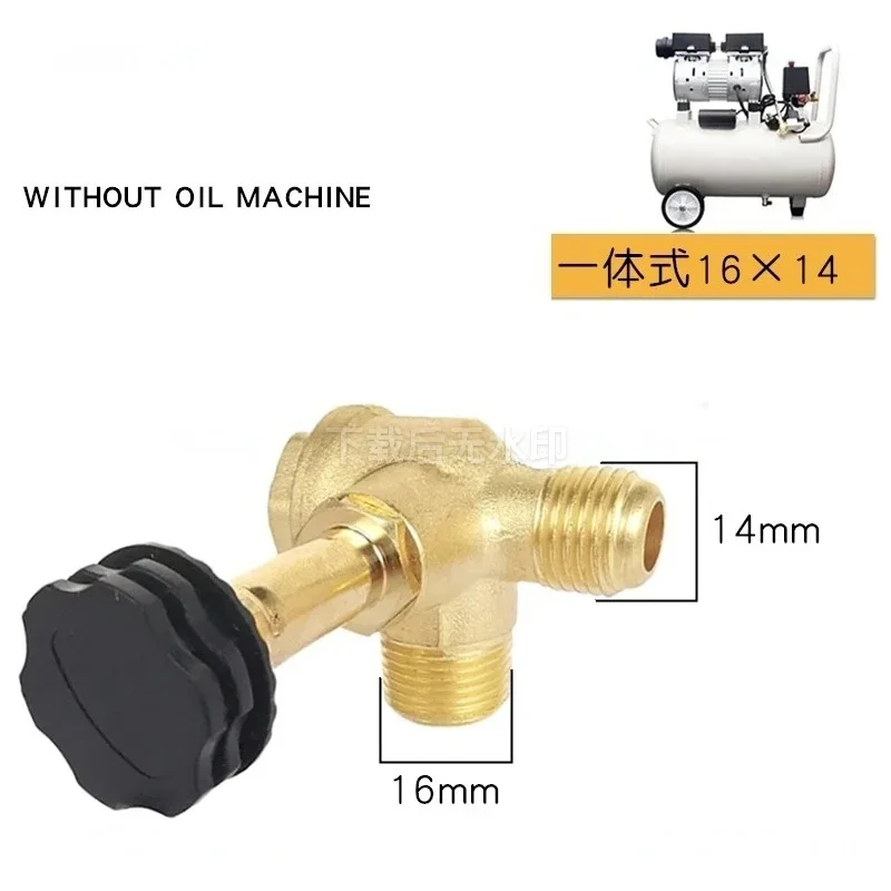 Universal Oil Free Air Compressor Solenoid Valve, 220V 380V Electromagnetic Pressure Relief Check Valve Machine Spare Parts