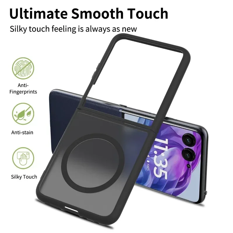 Para motorola razr 60 ultra caso para magsafe magnético fosco capa para moto razr 60 50 ultra razr + 2025 amortecedor duro à prova de choque
