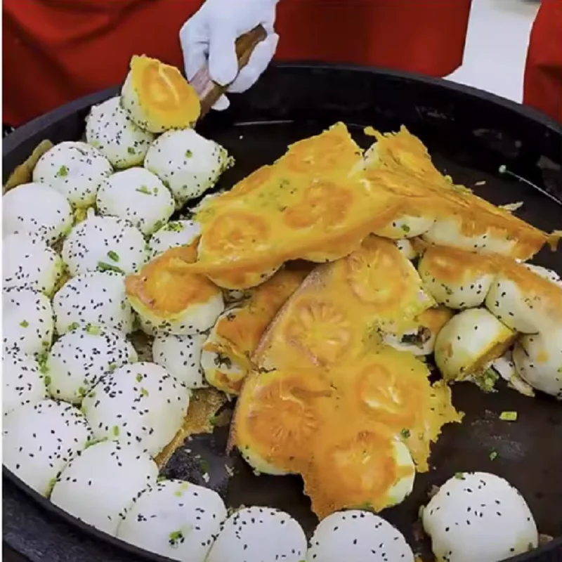 Fritadeira de panela dupla de alta qualidade, máquina de fazer bolinhos