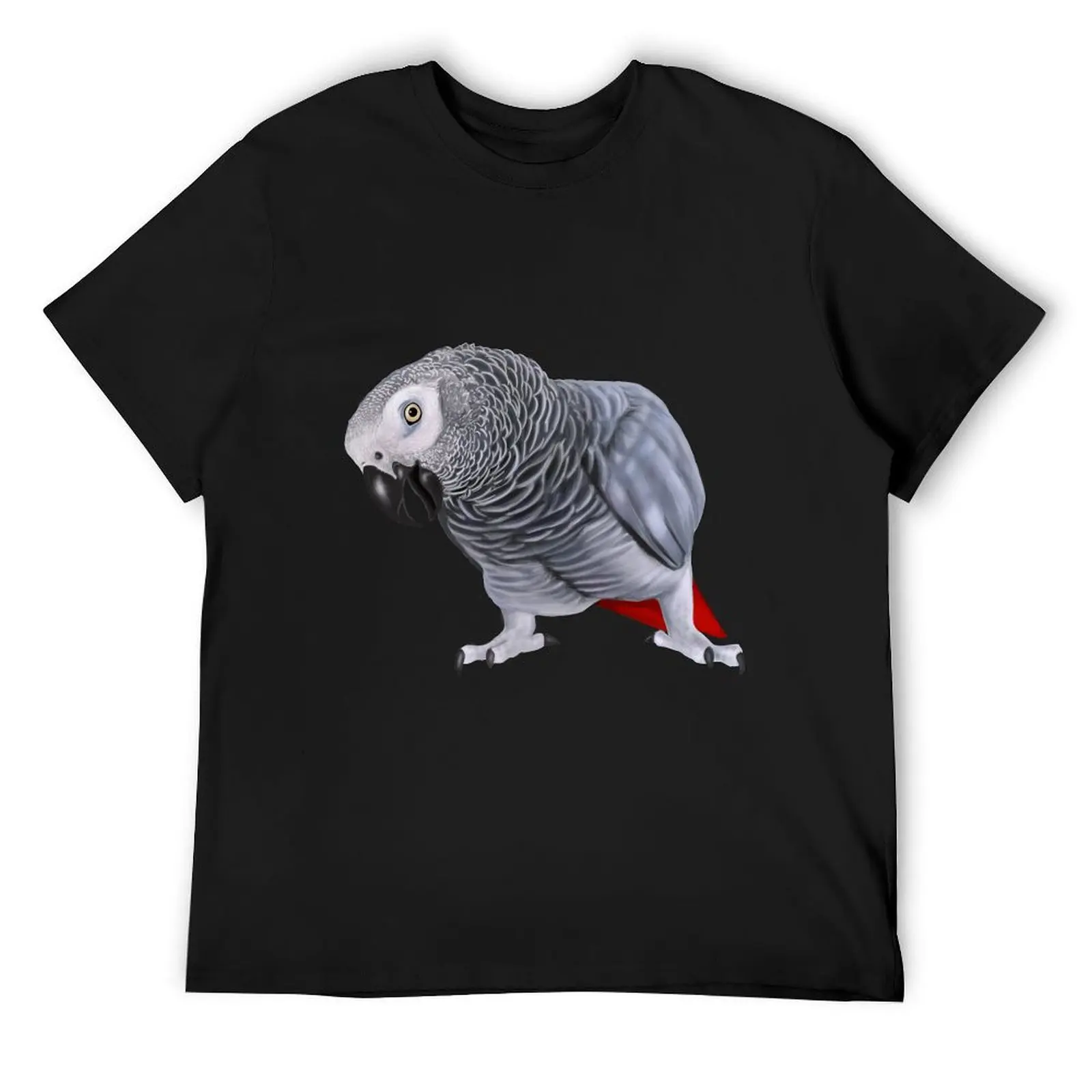 

African Grey Parrot T-Shirt tshirts personalised animal prinfor boys T-shirts oversize plain white t shirts men