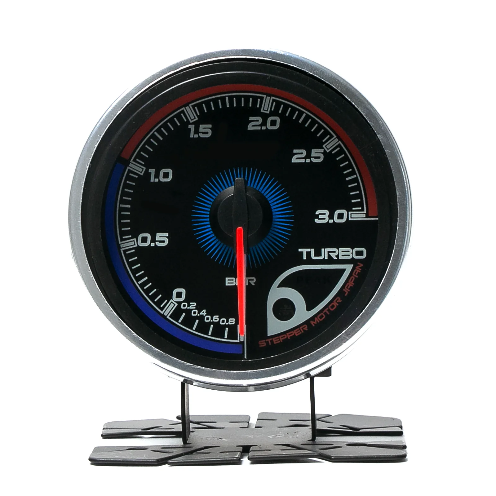 유니버설 오토 12V 7색 레이싱카 부스트 게이지 60mm 자동차 터보 부스트 게이지 -1-3.0 BAR 도피 게이지