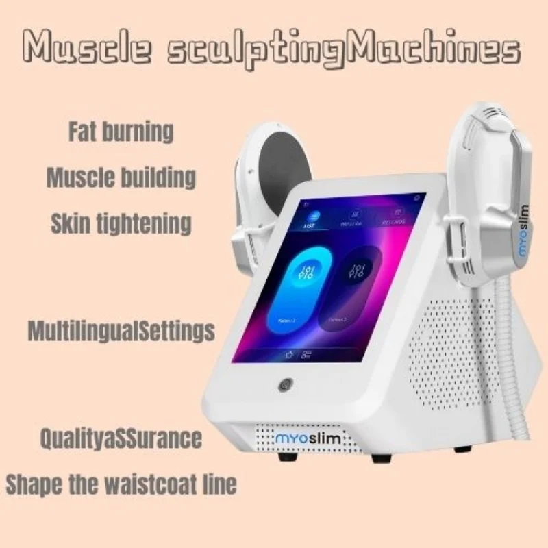

Portable Edition EMS Body Sculpting Machine 15Tesla Magnetic Strength 200Hz Fat Burning Waist Glutes Slimming For Home Salon