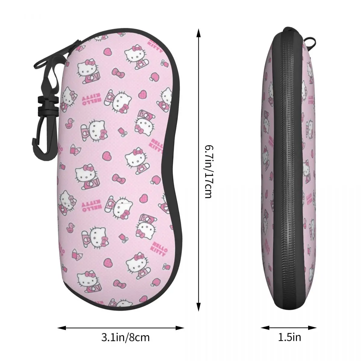 Чехол для очков Hello Kitty, с рисунком