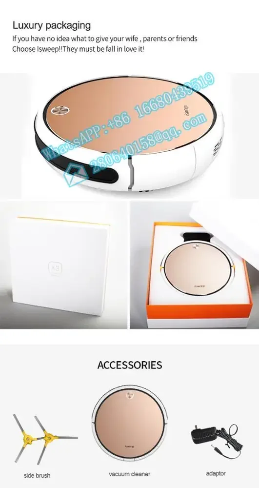 Умный напольный пылесос с WIFI APP