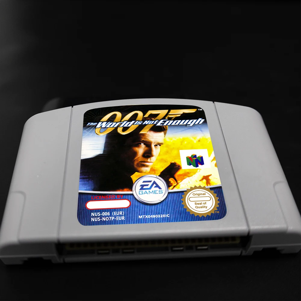 العالم ليس كافيًا لخرطوشة الألعاب لوحدات التحكم PAL EUR 64 بطاقة الألعاب #1