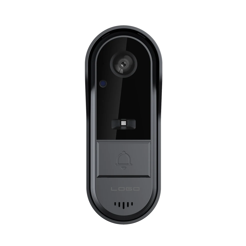 2.4G WiFi Home Security Door Eye Camera 4.3 Inch IPS Screen Smart Door Bell IR Night Vision Waterproof for Home Office Apartment