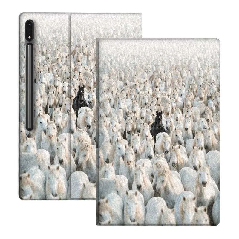 

Horse Tiger Cool Art Popular Gift For Samsung Galaxy Tab S10 S9 S8 S7 FE Lite Soft Flexible Support Tablet Case