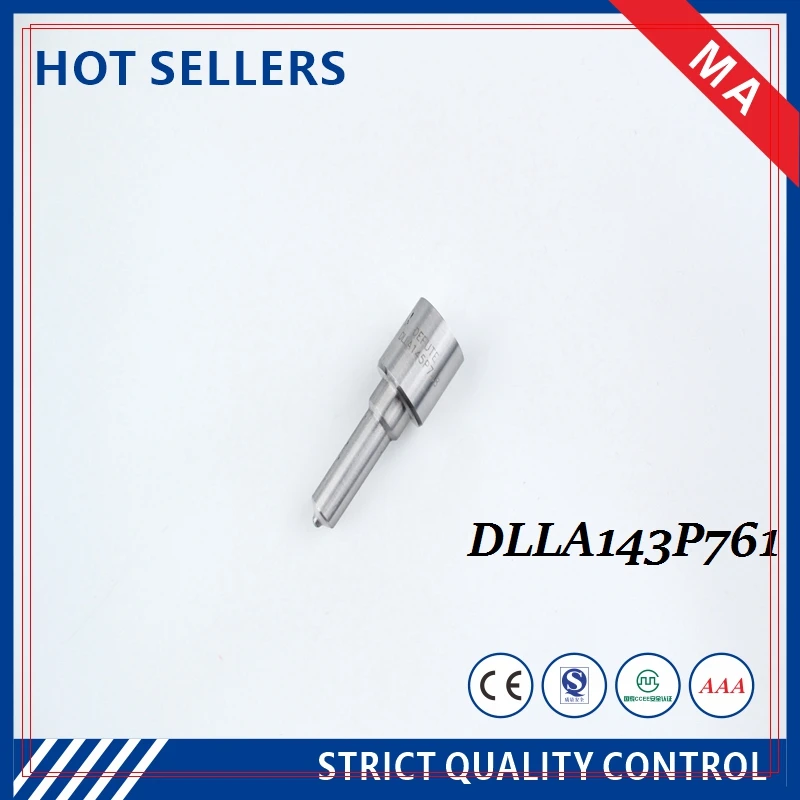 

DLLA143P761 Высококачественная топливная форсунка Common Rail для Denso Komatsu PC600-8 6D1407 для дизельного инжектора 095000-0560 095000-0561