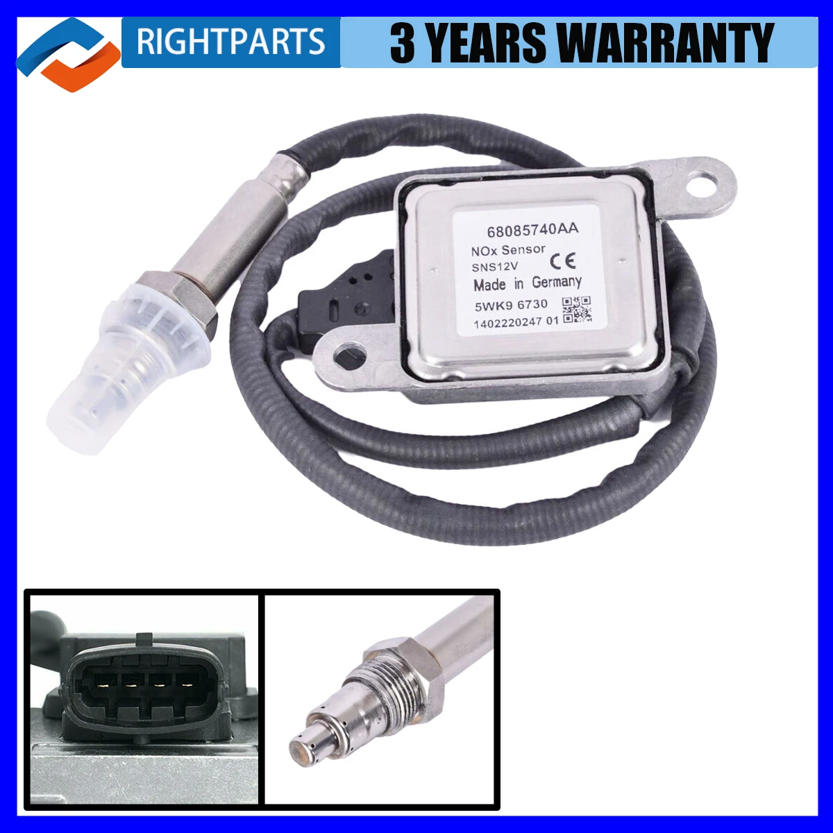 NOX Nitrogen Oxide Sensor For Dodge Ram 2500 3500 4500 5500 6.7L 2013 2014 2015 68085740AA 5WK96730 5WK9 6730