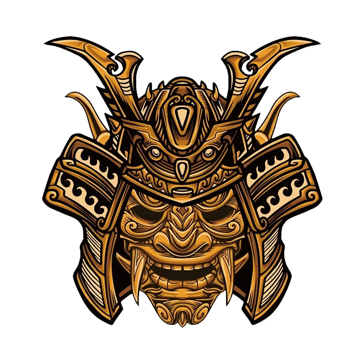 

JDM Samurai Reflective Car Stickers Decor Motorcycle Scooter Auto Body Windshield Fuel Tank Helmet Decal Accessories