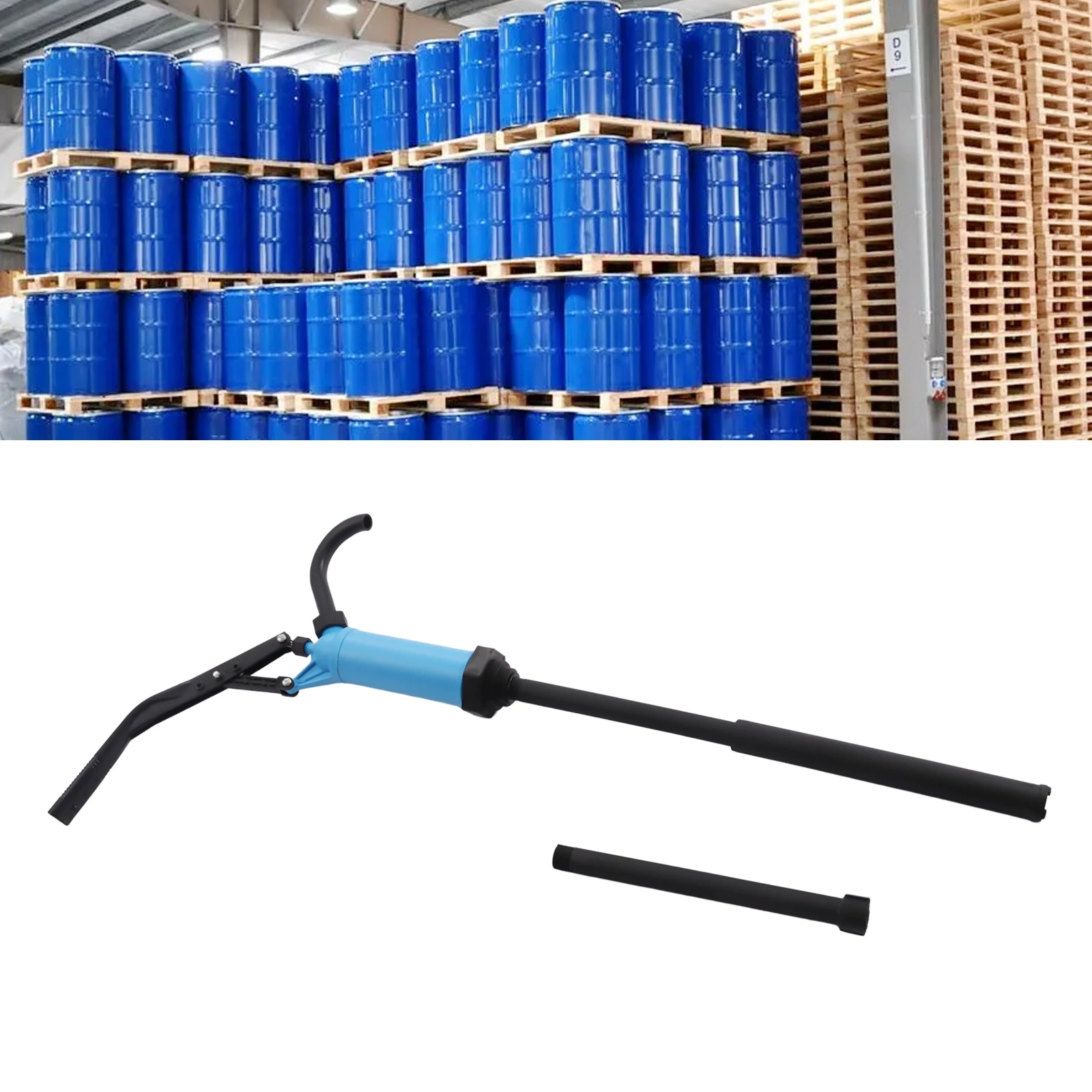 High-Flow Lever Drum Pump Hand-pressed Model 18L/Min Lever-type Drum Pump for Acid/Oil Transfer Drum Barrel Pump