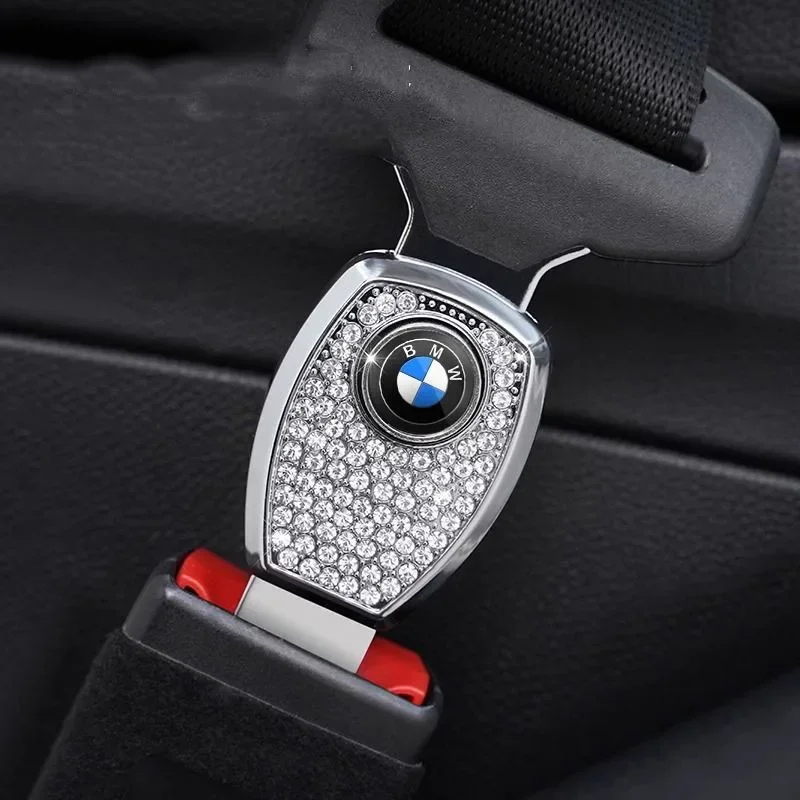 New Car Safety Extension Buckle Rhinestone Extension Buckle Insert Plug Seat Belt Clip for Bmw