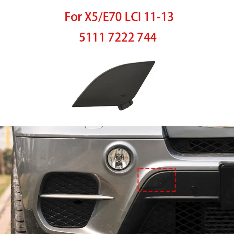 

Unpainted Front Bumper Tow Hook Cover Cap For BMW X5 E70 LCI 2011 2012 2013 51117222744