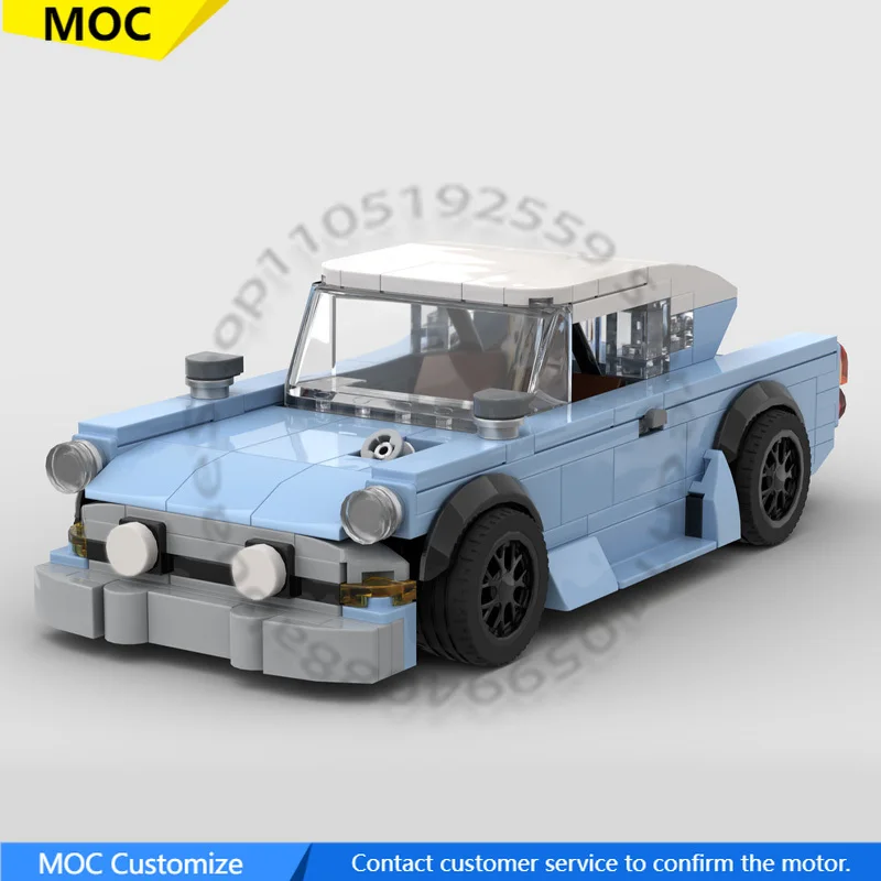

287 PCS Speed Hypercar 1959 Anglia Custom MOC Customize Modular Building Block Popular Technology Model DIY Christmas Toy Gift