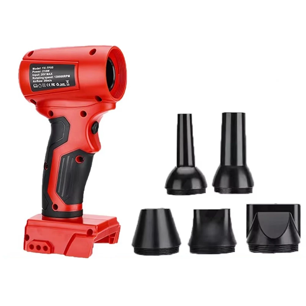 HLZS-High Power Speed Jet Blower 210W- For  18V Lithium- Battery Electric Air Duster Mini Multi-Function Cleaning To