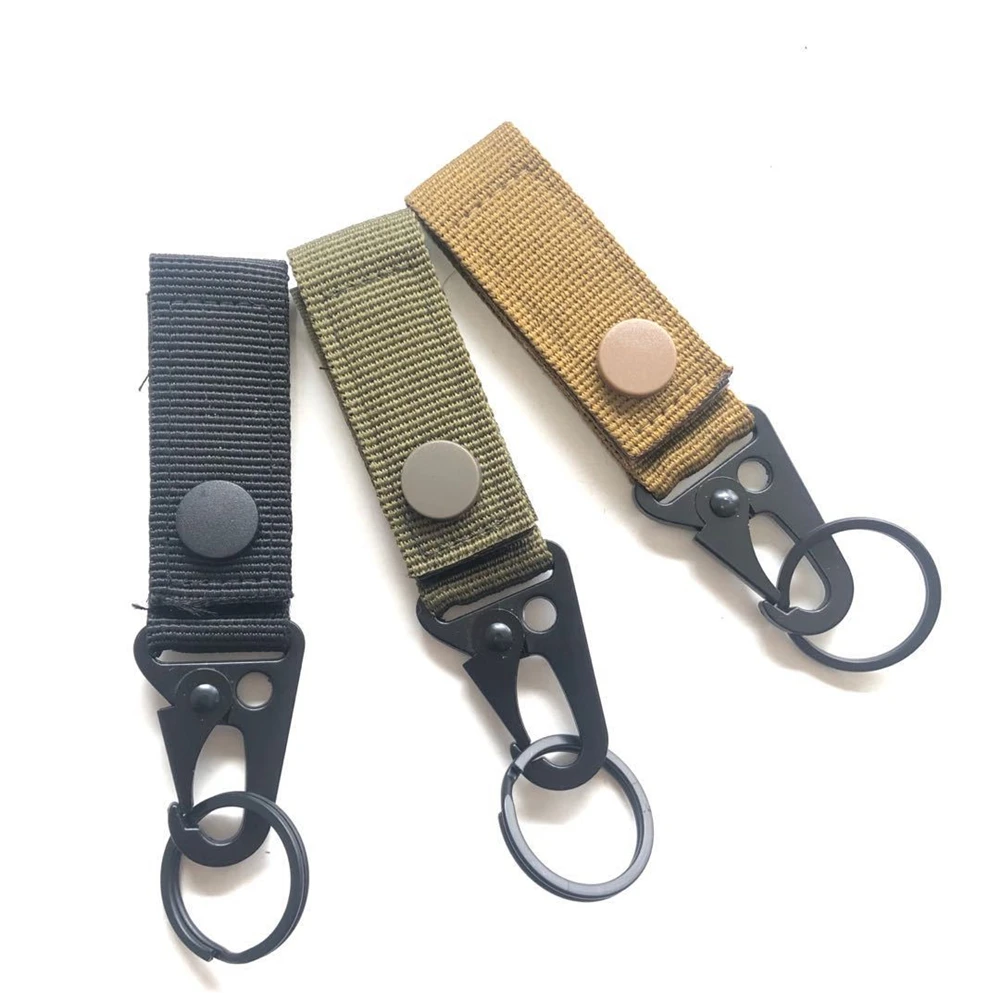 

Portable Outdoor Carabiner Clip Hanging Belt MOLLE Hanging Buckle Hook Clip Clip Clamp Key Hook