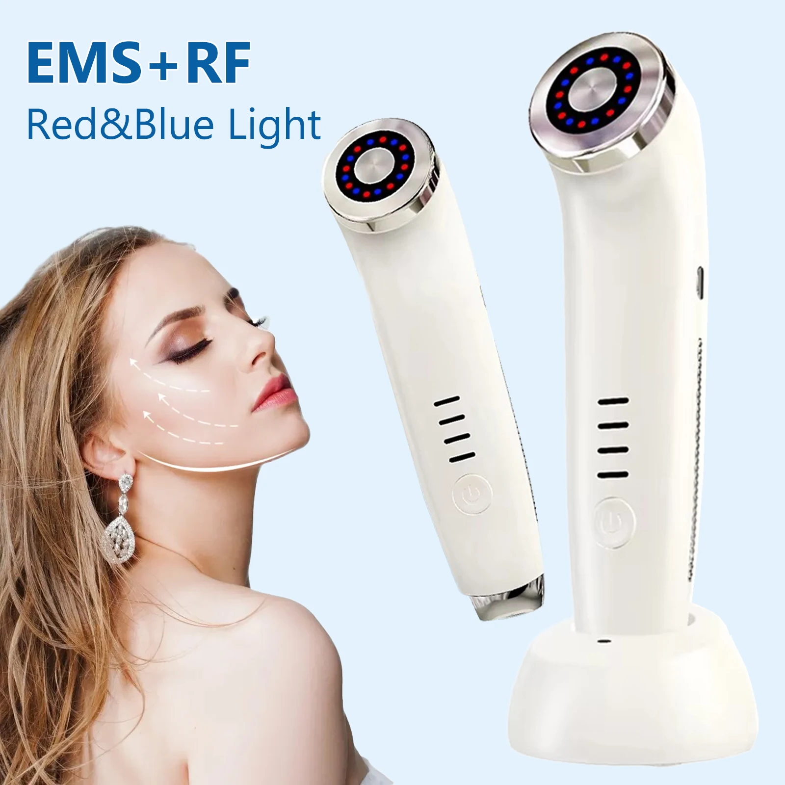 RF Radiofrequency EMS Microcurrent Ultrasound Machine Anti Aging Face Lifting Wrinkle Reduction Skin Tightening Device Skincare