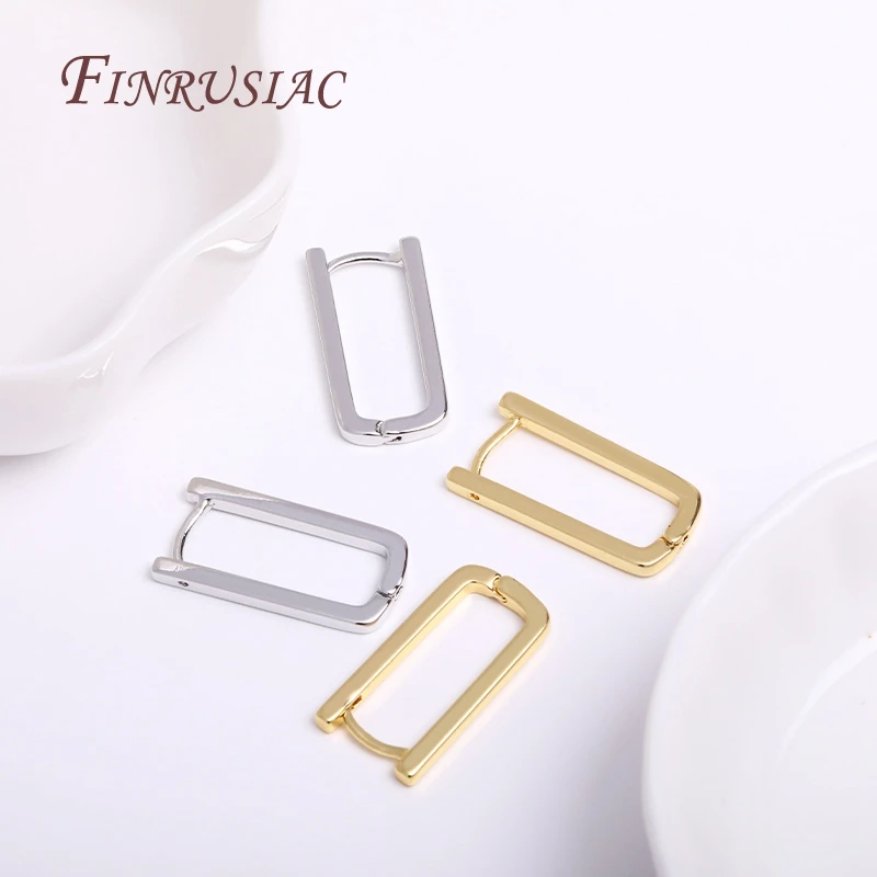 18K Gold Plated Earwires Fastener ตะขอต่างหู Clasps สําหรับผู้หญิงพู่/Pearl Drop ต่างหู DIY ต่างหูอุปกรณ์เสริม