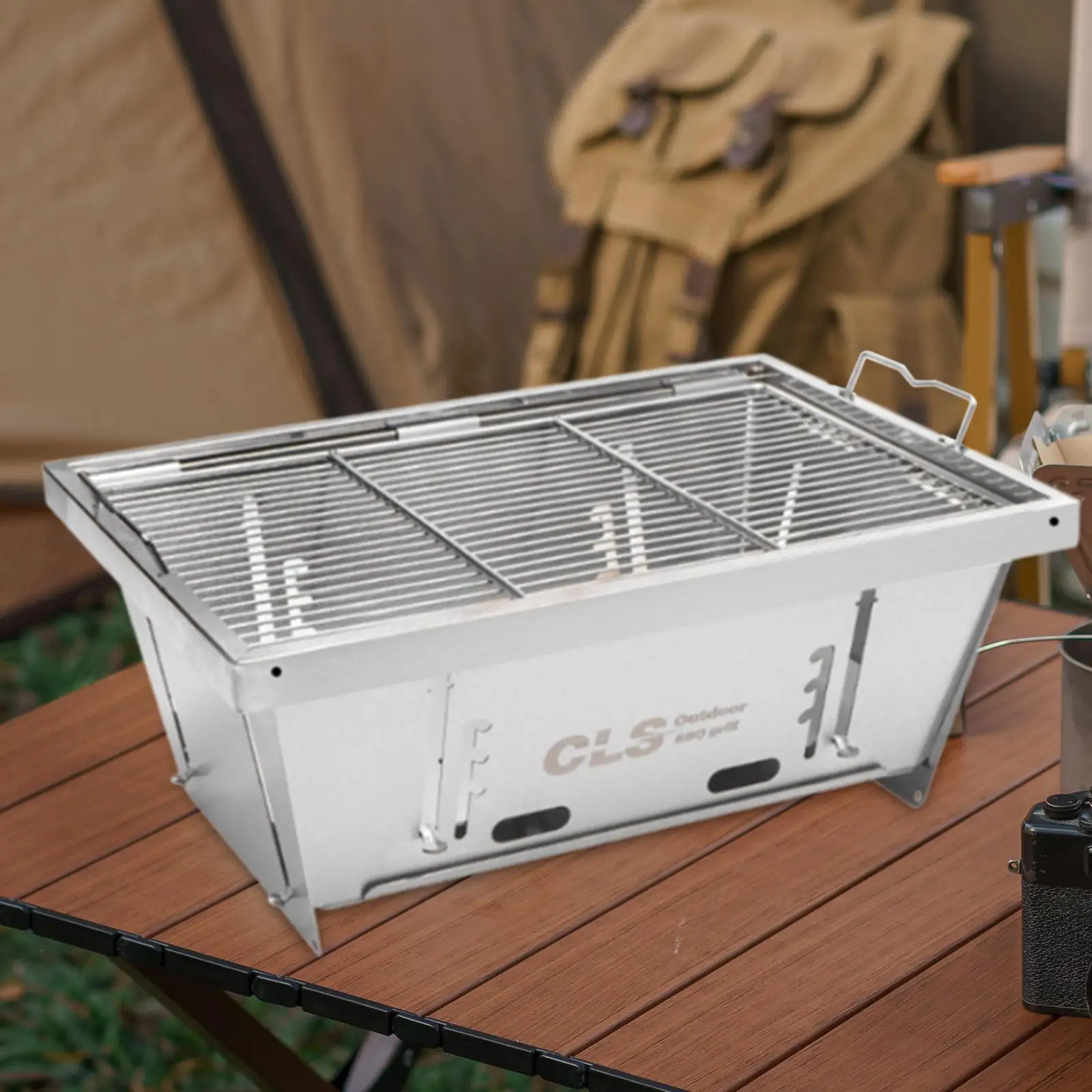 

Barbecue Grill Detachable Campfire Grill Camping Furnace for Party Camping