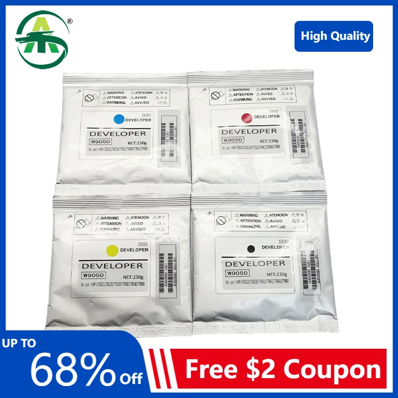 

1 шт. W9050 разработчик для HP E87640 87650 87660, порошок разработчика 230 г