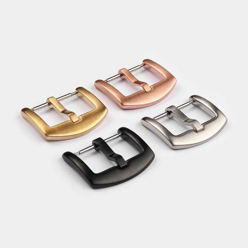 Matte Buckles matte Finish Clasp 16mm 18mm 20mm 22mm 24mm Metal Watch Band Buckle Universal Watch Strap Stainless Steel Clasp - Image 2