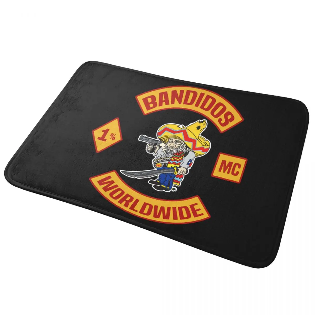 Bandidos Worldwide Motorcycle Soft Fluffy Mats Bedroom Carpets Living Room Decoration  Bedside Rug