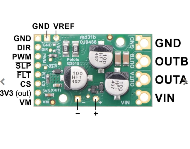 

Pololu G2 High-Power Motor Driver 24v21 2995