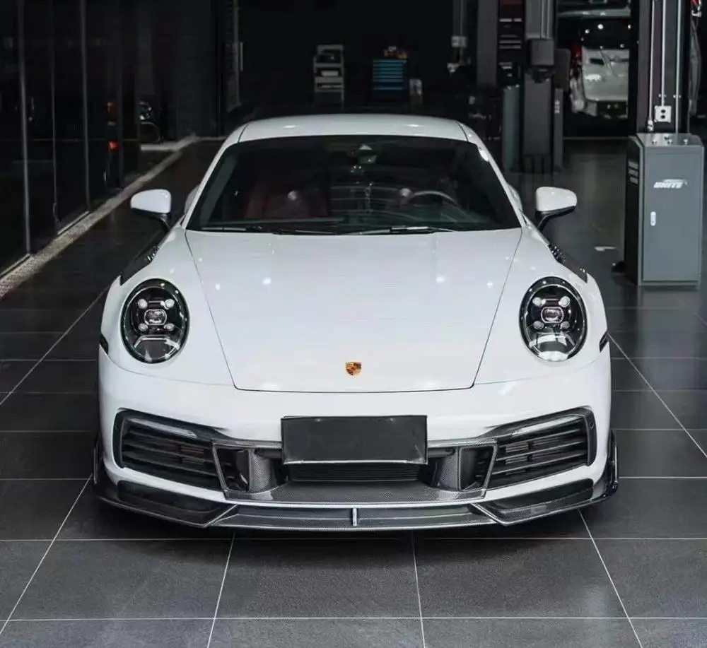 X-Type Carbon Fiber Front Air Vent Hood Body Kit for Porsche 992 911 Retrofit Upgrade Retro Stylish Body Parts