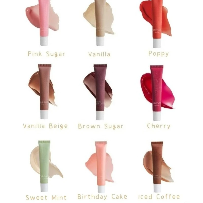 الفانيليا الوردي ترطيب الشفاه بلسم السكر القهوة كعكة المعطرة ترطيب ملمع الشفاه مع مرآة زيت الشفاه أحمر الشفاه عطلة احتفالية #3