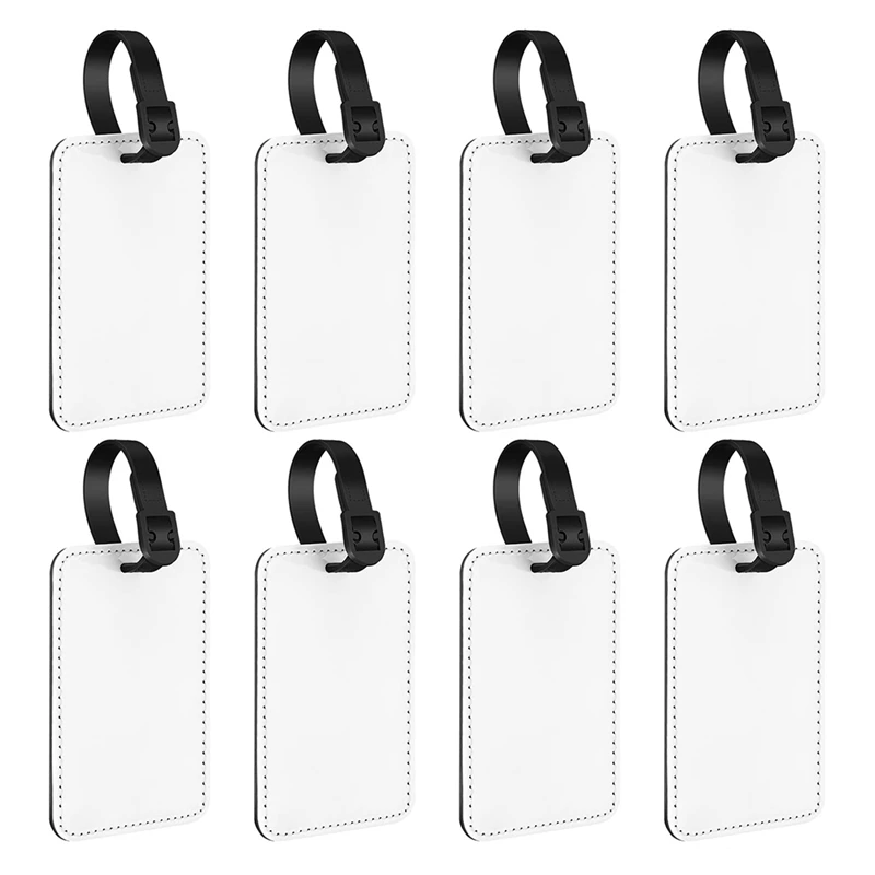 

Sublimation Luggage Tags Travel ID Tags Heat Transfer Bag Tags Business ID Card Holder