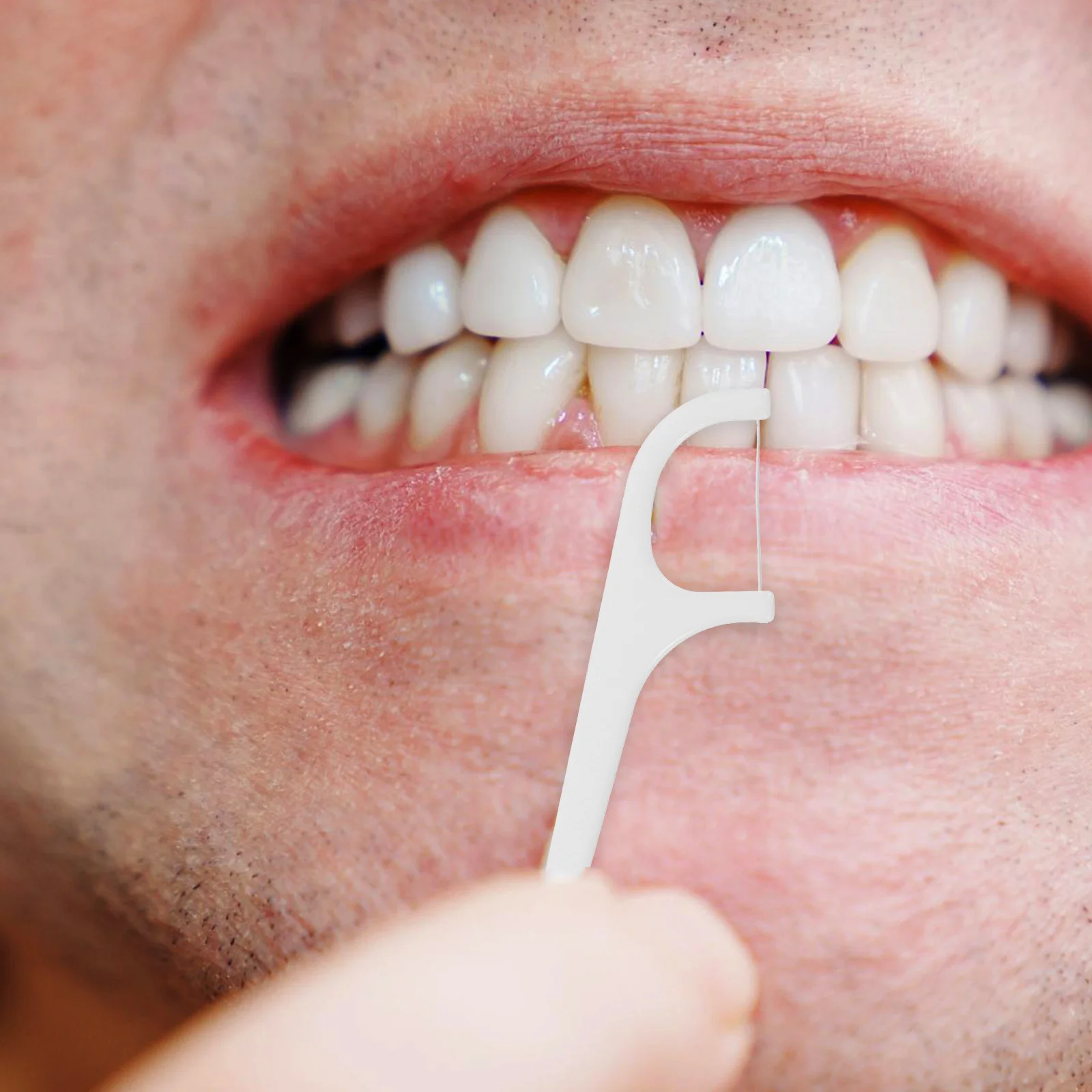 1Set Outdoor Disposable Floss Picks Plastic Teeth Flosses Ergonomic Handle Convenient Travel Dental Floss Sticks Professional