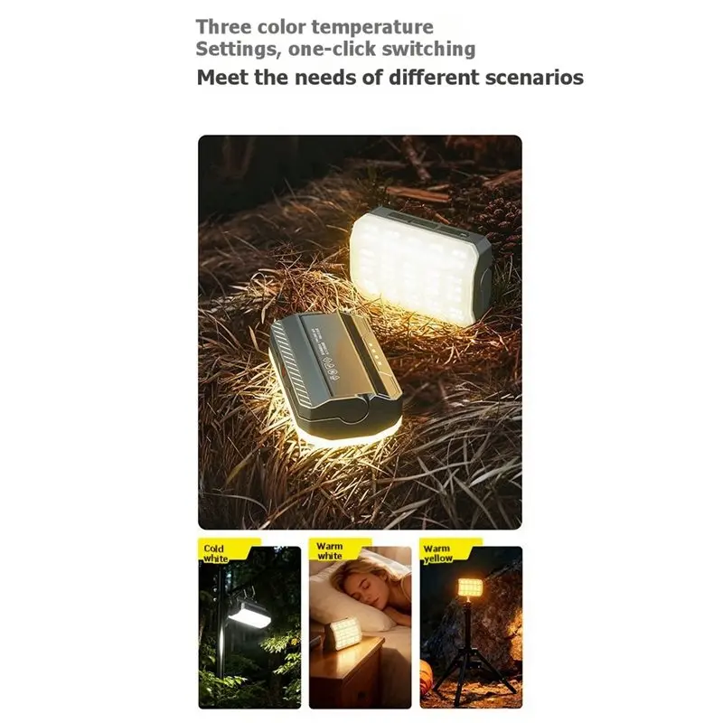 NALFI-Emergency Light For Power Outages Rechargeable For Camping Light Ultra-Long Battery Life Hanging Design For Camping Sites