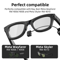 HIBLOKS Ray-Ban Meta Wayfarer Glasses Fast Charging Cable Charger For RW4006 RW4008 Magnetic Lightweight Portable Safe Type C
