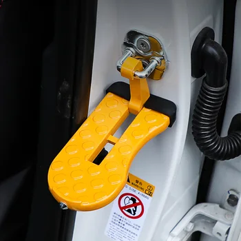 Podnóżek samochodowy składany bagażnik dachowy drzwi samochodu krok zatrzask hak pomocniczy pedał aluminiowy młotek bezpieczeństwa uniwersalny pedały samochodowe