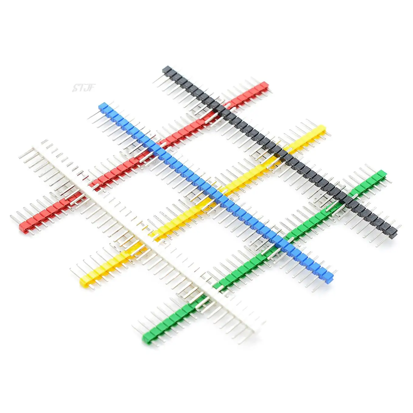 Color row of needles 2.54 pitch 1*40P single green/white/red/blue/yellow