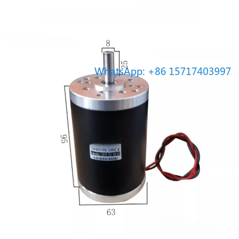 

63mm D-C Motor 24V 3000 RPM 140mN.m D-C Brush Motor 2.7A