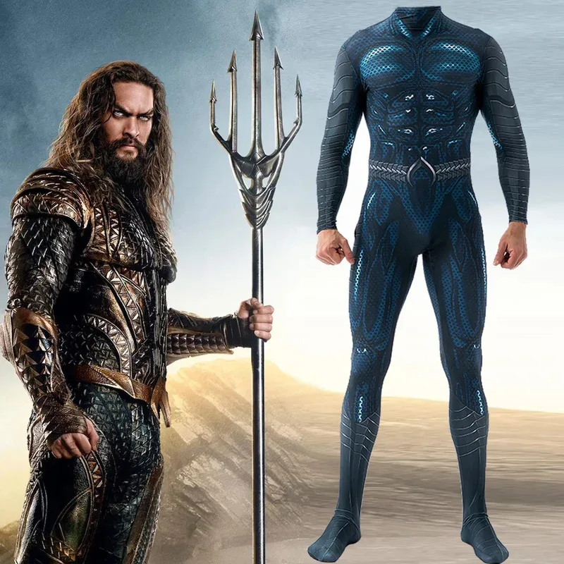

Костюм Артура Карри для косплея Moive Aquaman 2, костюм супергероя из спандекса, костюмы зентай Aquaman 2, костюм на Хэллоуин, боди для взрослых и детей