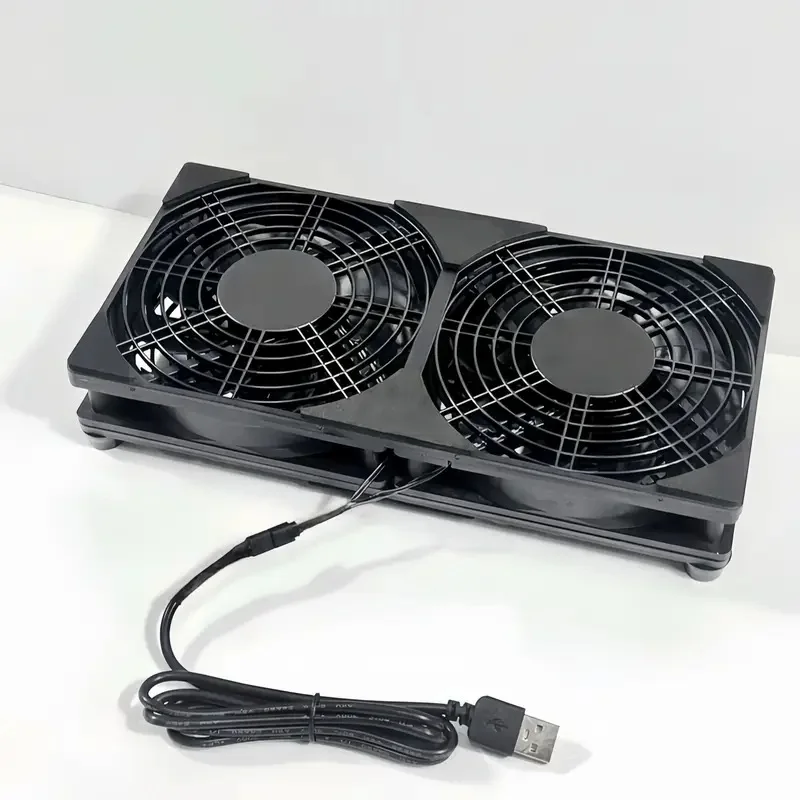 LDPCSJ 120mm 240mm fan router cooling fan diy pc cooler box tv wireless silent dc 5v power usb 12cm with screws protective net