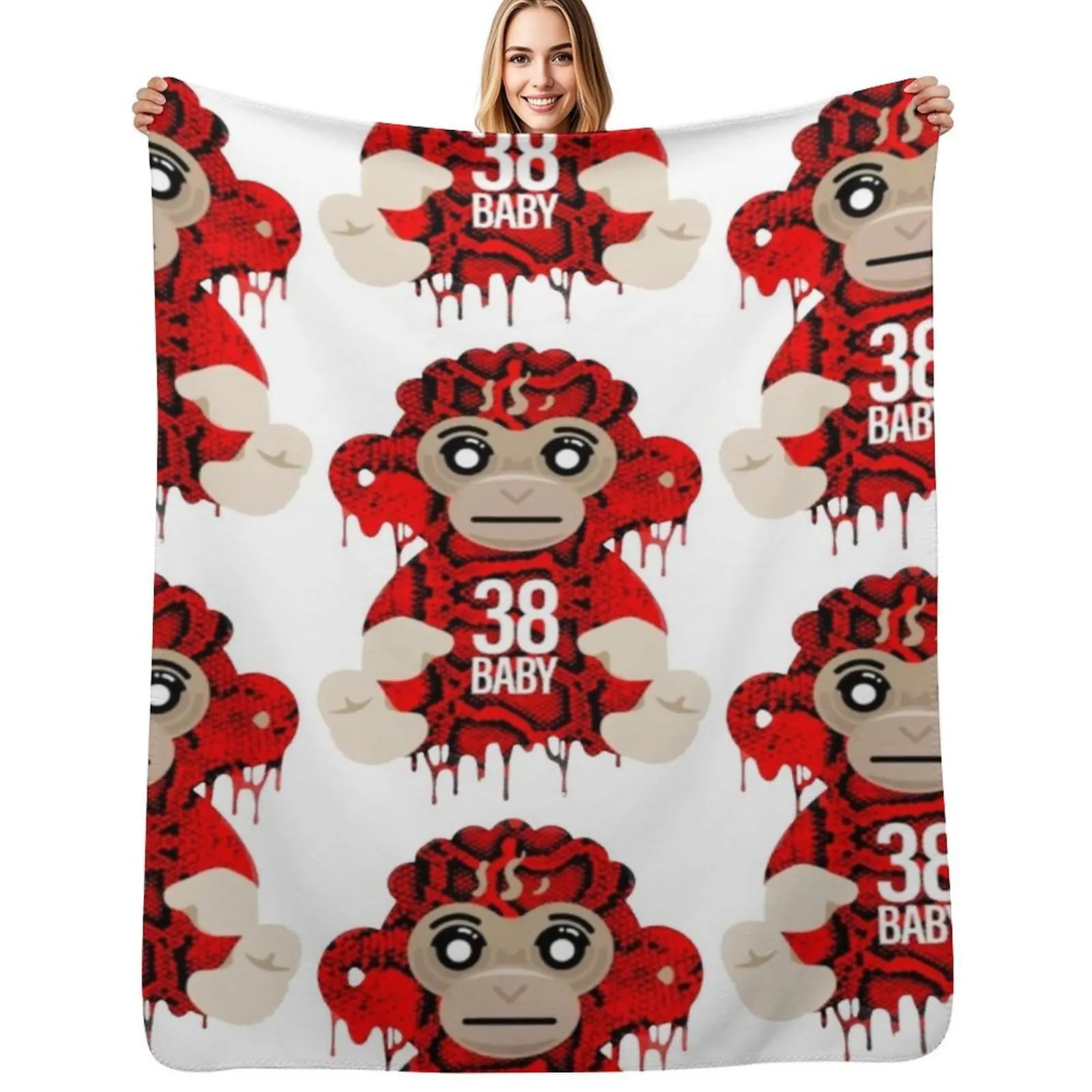 

38 Baby Throw Blanket Warm Napping Blanket for Office Couch Bed